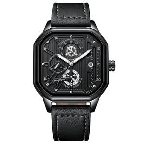 Reloj POEDAGAR 628 de Lujo Casual con 3 Agujas, Reloj de Cuarzo, Cronógrafo, Acero Inoxidable, Resistente al Agua, Luminoso, con Fecha, para Hombre - Product Image 1