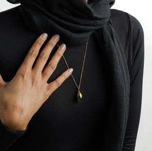 Inspire Plaqué Or Islamique Religieux Bijoux En Acier Inoxydable Palestinien <span class=keywords><strong>Olive</strong></span> Collier Son et Le Sien Couple Cadeau En Gros - Product Image 5