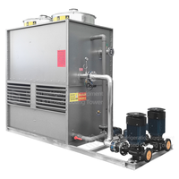 Tour de refroidissement à tirage induit haute efficacité - Système de refroidissement modulaire industriel pour usines de fabrication et production d'énergie