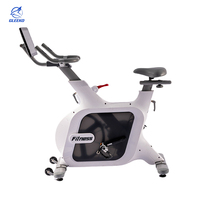 Vélo d'exercice, vélo de spinning, vélo de cyclisme d'intérieur, utilisation à domicile, cadre en acier vertical, écran LCD, hauteur réglable, transmission par courroie, magnétique