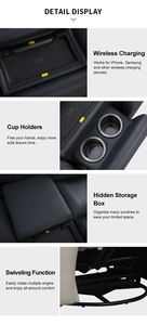 MANWAH CHEERS 321 Juego de sofá reclinable moderno de cuero genuino con altavoces Bluetooth Almacenamiento Apartamento Muebles de sala de estar - Product Image 4