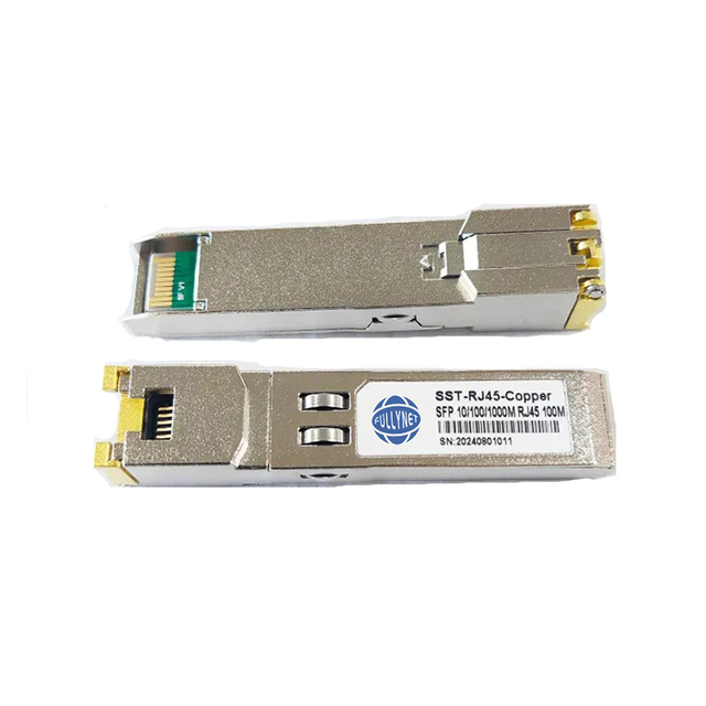 FNET 10/100/1000Mbps SFP RJ45 Copper Module 1000BASE-T Gigabit Transceiver 100m Auto-negotiation CE/RoHS/FCC Certified for