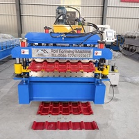 Rouleau de carrelage en acier à Double couche, profil de feuille trapézoïdale 1000, matériau de construction, 1020mm, prix de Machine