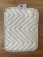 Maniques de cuisine imprimées sur mesure en Polyester blanc résistant à la chaleur avec poche et gant de cuisine pour impression par sublimation
