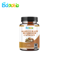 Complément alimentaire de qualité supérieure avec des vitamines naturelles, extrait d'Agaricus Blazei en capsules