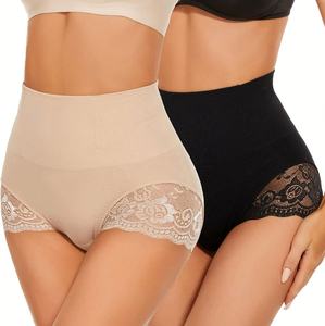 <span class=keywords><strong>Intimo</strong></span> Modellante con Controllo Pancia per Donne, Biancheria Intima Modellante con <span class=keywords><strong>Pizzo</strong></span>, Slip Snellenti Senza Cuciture - Product Image 1