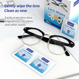 Kualitas tinggi dibungkus secara individu ponsel dan kacamata layar lensa membersihkan tisu basah Logo desain khusus - Product Image 5