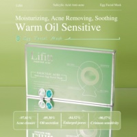 Masque de nuit hydratant et réparateur en forme d'œuf à l'acide salicylique anti-imperfections pour une peau éclatante