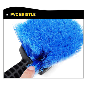Long PP Handle <b>Car</b> <b>Wash</b> <b>Brushes</b> PVC Fiber Tyre <b>Brush</b> - Product Image 4