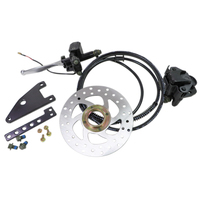 Kit de freins à disques pour vélo électrique, vtt et bicyclette, système hydraulique, pour modification avant et arrière, 3 pièces