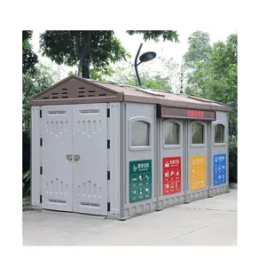 4span 9.9 square meters HDPE Anti-UV plastic extensible portable shed luxury garden shed storage