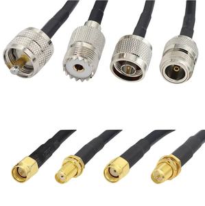 Kabel Adaptor Antena Pigtail RG58 Jumper Koaksial RF Coaxial SMA RPSMA ke Bulkhead Betina Male Plug UHF <span class=keywords><strong>PL</strong></span> Pabrik so 239 259 - Product Image 1