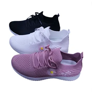 Hot Selling Women's Fashion Breathable Lace-Up Women's Running Shoes And Sneakers