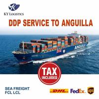 Agent d'expédition et transitaire expert pour les services logistiques vers Anguilla, service aérien et maritime de la Chine vers Anguilla, services porte-à-porte
