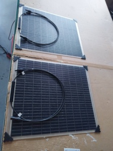Nuevo Panel <span class=keywords><strong>Solar</strong></span> Flexible Bifacial de 60W 18V, Módulo <span class=keywords><strong>Solar</strong></span> Transparente PERC de Alta Eficiencia para Cercas de Doble Alambre - Product Image 3
