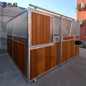 Équipement de luxe pour boxes à chevaux en acier galvanisé à chaud, style européen, <span class=keywords><strong>abri</strong></span> <span class=keywords><strong>mobile</strong></span> extérieur pour chevaux, pour site équestre. - Product Image 5