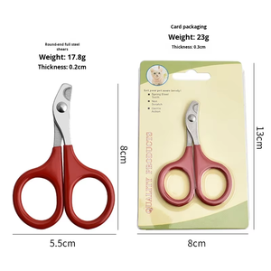 전문 소형 유니버설 애완 동물 고양이 개 미용 발톱 손톱 가위 동물 개와 고양이를위한 가위 - Product Image 2