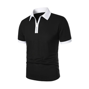 Polo de Algodón Holgado Esencial y Versátil para Hombre, Talla Universal, Ajuste Consistente en Todos los Colores, Control de Calidad Confiable, Global - Product Image 1