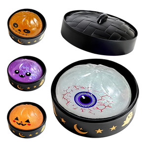 Fast Rebound Durable Glitter Bun Squishy <b>Toys</b> Tear-resistant Jumbo Dumpling Squishy Anti <b>Anxiety</b> Halloween Stress Relief Girls - Product Image 1