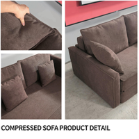 Sofá Cama Modular Comprimido, Muebles Modernos Personalizados, Combinación Libre, para Hospitales, Hoteles, Áreas Públicas y Oficinas