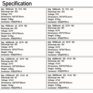 고품질 <span class=keywords><strong>2200mAh</strong></span> 22.2V 6S 14.8V 4S 11.1V 3S <span class=keywords><strong>7.4V</strong></span> 2S RC 자동차 비행기 보트용 리포 배터리 팩 XT60 딘스 T 플러그 포함 저렴한 가격 - Product Image 4