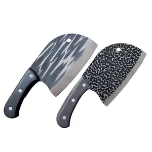 鱼头形厨师刀不锈钢骨切肉刀中式锻造菜刀