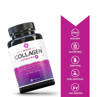 Complément de collagène en comprimés à marque privée OEM, capsules de collagène et de vitamine C pour les soins de la peau