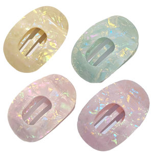 กิ๊บติดผมทรงกลมลายเสือดาวฝรั่งเศส พร้อมกิ๊บอะซิเตท ทรงผมครึ่งหางปลา พร้อมกิ๊บแบบฉลาม - Product Image 1