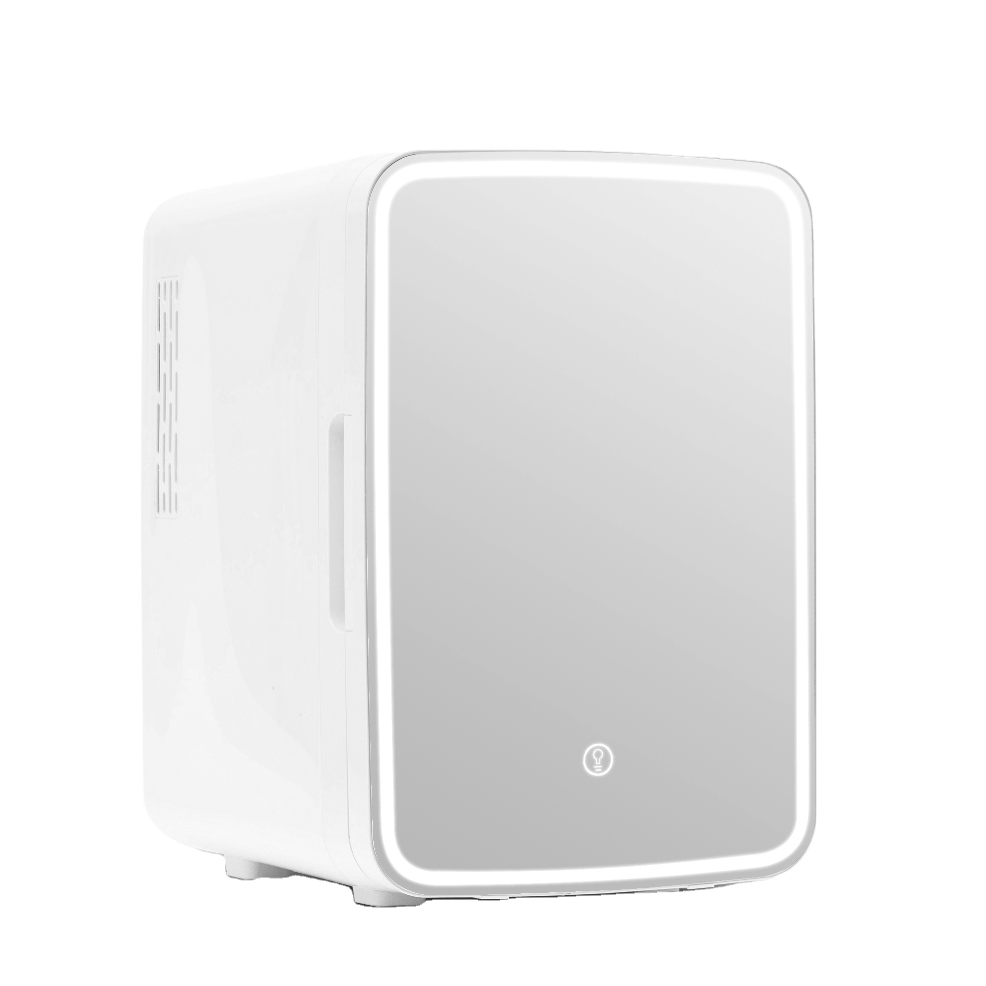 Маленький косметический макияж на заказ, 10 л, 12 В, светодиодный светильник с зеркалом, холодильник, мини-холодильник для ухода за кожей