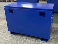 Boîte à outils extérieure personnalisée en fer, étanche et verrouillable, pour le stockage dans les camions et garages