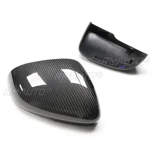 Cubierta de Espejo Retrovisor Lateral de Fibra de Carbono Real para Jaguar XF XFL XE XEL XK XJL I-Pace 2015-IN - Product Image 6