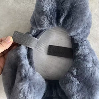 Housse de selle de vélo en vraie laine à faible MOQ, coussin de siège universel en peau de mouton cadrée chaude, housse de vélo en fourrure animale