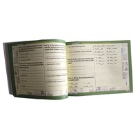 Libro de texto de ciencias naturales con impresión personalizada para la escuela primaria Impresión de libros educativos a todo color