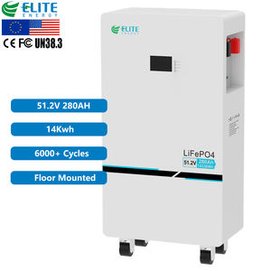 משק בית 48v 51.2v 280ah ליתיום יון בליטות 14kwh מערכת אחסון אנרגיה בית קומה רכוב lifo4 - Product Image 1