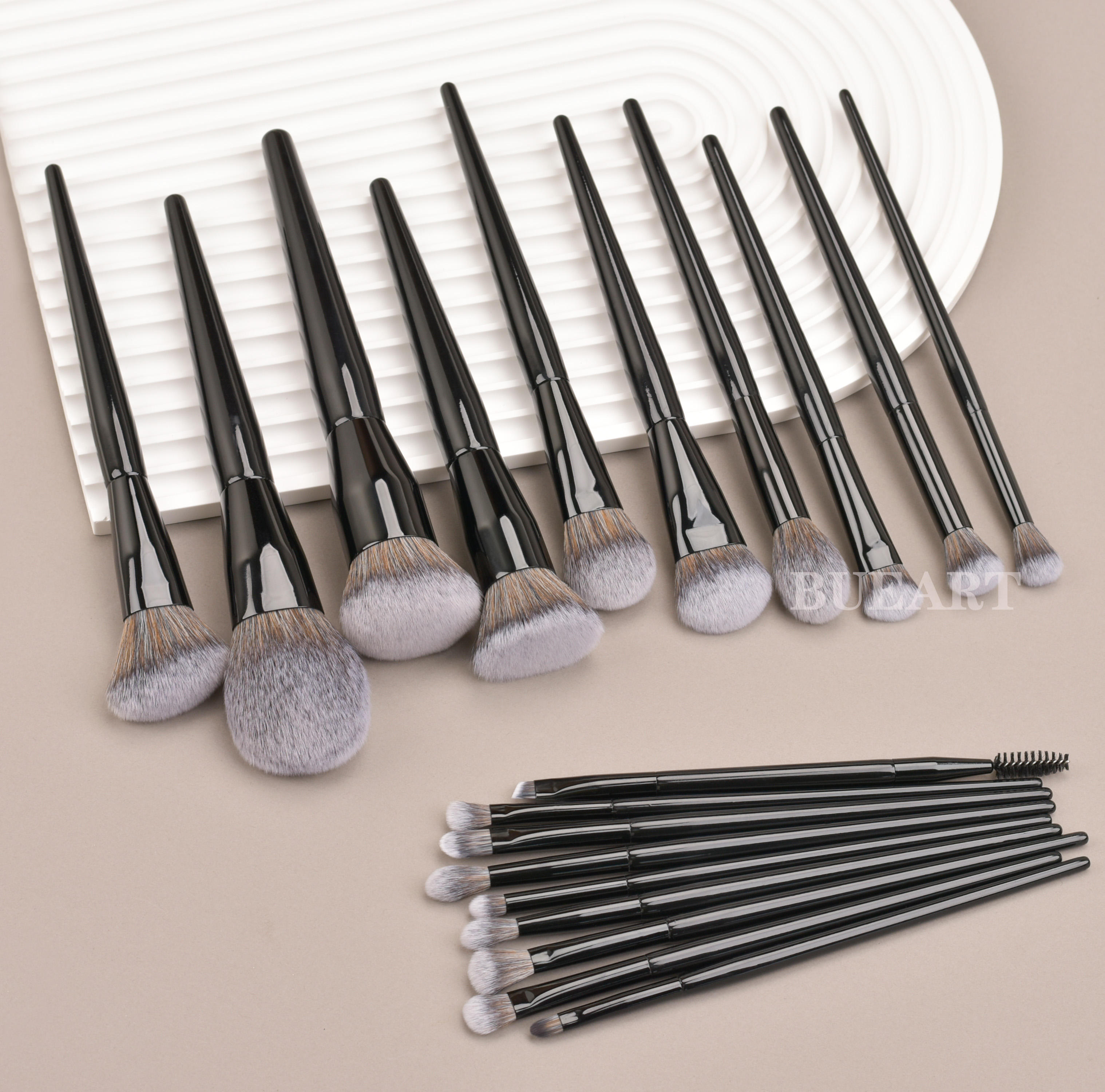 Brosse du noir 19pcs-Sephor -- emballage de sachet en plastique