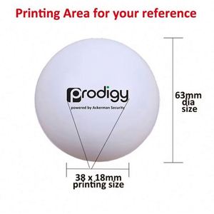 Pelota Antiestrés de PU Personalizada de 63 mm, Venta al Por Mayor Promocional - Product Image 5