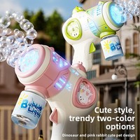 Nouveau Pistolet à Bulles Automatique Gatling en Plastique pour Enfants 2026, Machine à Bulles Électrique Portable pour Bébé, Jouet pour Fille
