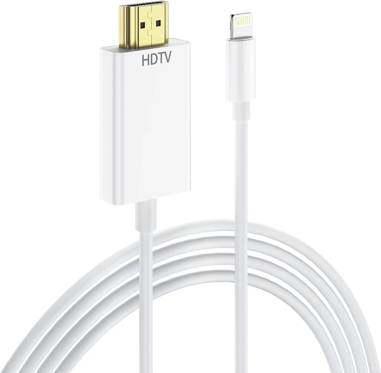 hot sell mobile hdmi cable 1080P Digital AV TV HDTV Audio Video Adapter White cable For iPhone iPad for Phone To TV