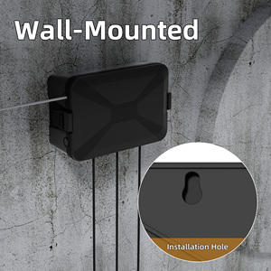320x212x132mm boîtier d'alimentation en plastique robuste boîtier électrique étanche boîtier de câble noir pour <span class=keywords><strong>rallonge</strong></span> utilisation en extérieur - Product Image 5