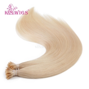 Cheveux Remy Chinois 100% Naturels en Gros, I-TIP, Cuticules Alignées, Vierge, Double Drawn, Doux, Sans Perte, Couleur Mèches Blanches, Lisses Naturels - Product Image 1