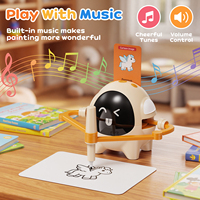 Robot de dessin intelligent pour enfants DW07-C, artiste, 200 cartes, musique, jouet éducatif interactif pour les enfants de 3 ans et plus, cadeau d'anniversaire STEM