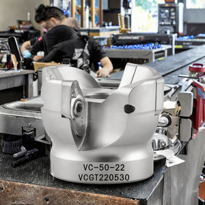 Fresa a Tazza R3 in Acciaio Super Rapido 55HRC per Avanzamento Rapido SQ-556 3/4/5 Taglienti Rivestita in Nichel per Sgrossatura CNC OEM - Product Image 3