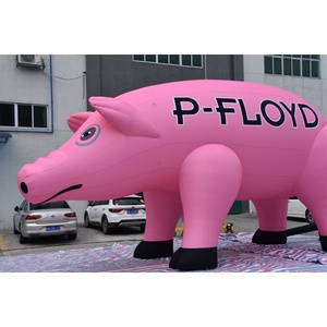 Mascotte géante gonflable personnalisée KeepFuns en forme de cochon rose, ballon animal personnalisable pour la promotion d'événements et de festivals de musique - Product Image 2