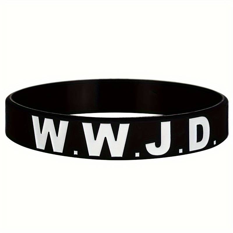 12 Braccialetti WWJD Cristiani Regolabili - Cosa Farebbe Gesù