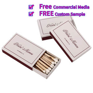 Scatole di Fiammiferi di Sicurezza Personalizzate, Imballaggio con Logo, Dimensioni e Stampa Personalizzati, Scatola Portafiammiferi Bianca in Carta con Fiammiferi - Product Image 2