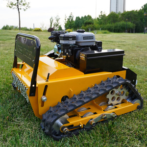 Tondeuse à gazon industrielle automatique à essence 4 temps, type chenillé, broyeur à fléaux pour herbe, largeur de coupe 80 cm, moteur sans balais 600*2 en cuivre pur - Product Image 6