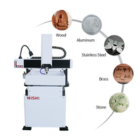 MISHI 6060 mini fraiseuse cnc métal aluminium laiton cnc routeur sculpture numérique pour acier inoxydable