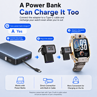 Adaptateur de charge magnétique USB-C SIKAI pour montre connectée Imoo pour enfants, convertisseur de chargeur de montre Type-C portable pour les voyages, l'école et les activités de plein air