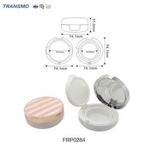 Boîtier compact pour poudre pressée Air Cushion personnalisé rose vide avec miroir - Product Image 3