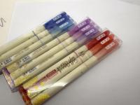 Marqueur de surligneur à paillettes en métal à brosse douce pour dessiner des cartes de voeux